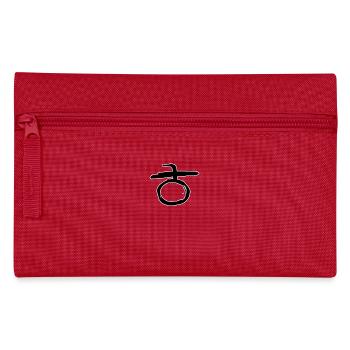 Korean letter H - Pencil Case - red - Front