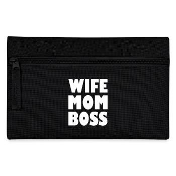 Wife mom boss - Trousse - noir - Devant