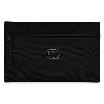 Korean Letter D T - Pencil Case - black - Front