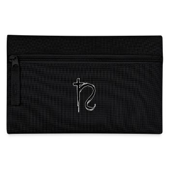 Saturn Astrology Symbol - Pencil Case - black - Front