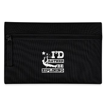 I'd rather be ziplining - Pencil Case - black - Front
