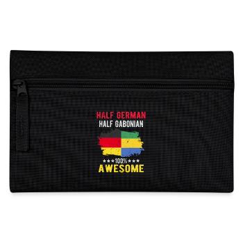 Halb Deutsch Halb Gabuner - Federtasche - Schwarz - Vorne