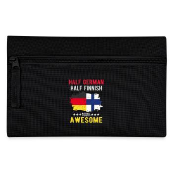 Halb Deutsch Halb Finne - Federtasche - Schwarz - Vorne