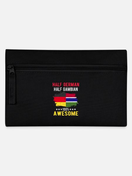 Halb Deutsch Halb Gambier - Federtasche - Schwarz