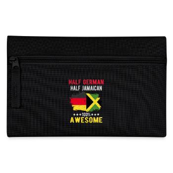 Half German Half Jamaican - Pencil Case - black - Front