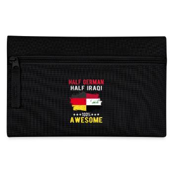 Halb Deutsch Halb Iraki - Federtasche - Schwarz - Vorne