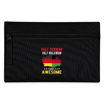 Half German Half Malawi - Pencil Case - black - Front