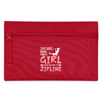 Laissez cette fille vous montrer comment faire de la tyrolienne - Trousse - rouge - Devant