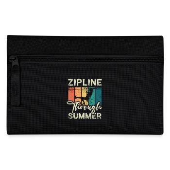 Zipline through summer - Pencil Case - black - Front