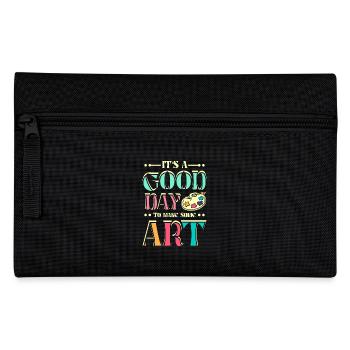 C'est une bonne journée pour faire de l'art - Trousse - noir - Devant