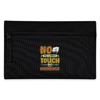 Non tu ne peux pas toucher mes peintures - Trousse - noir - Devant