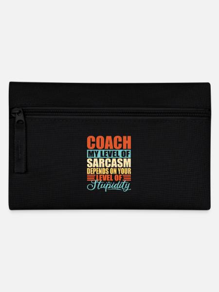 Coach Trainer sarkasmus Lustiges Trainer - Federtasche - Schwarz