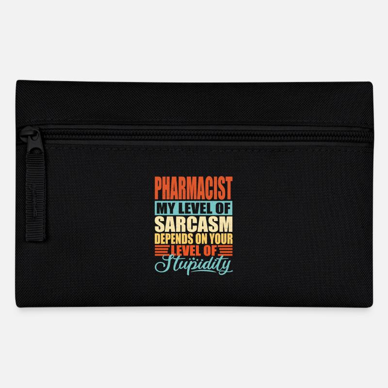 Apotheker sarkasmus Lustiger Apotheker - Federtasche - Schwarz