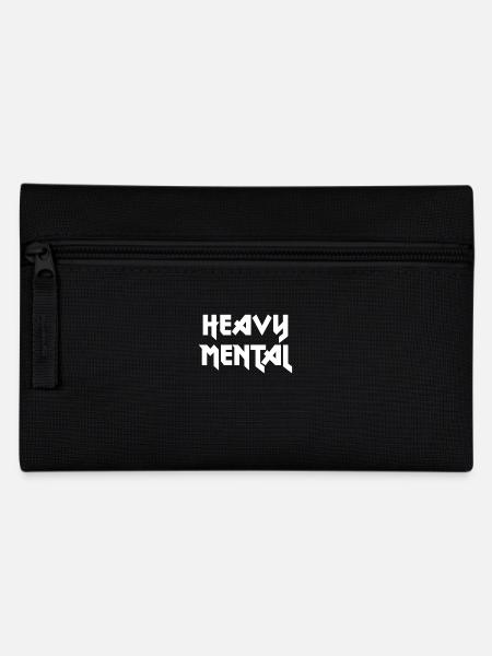 Heavy Metal - schwer psychisch - Federtasche - Schwarz