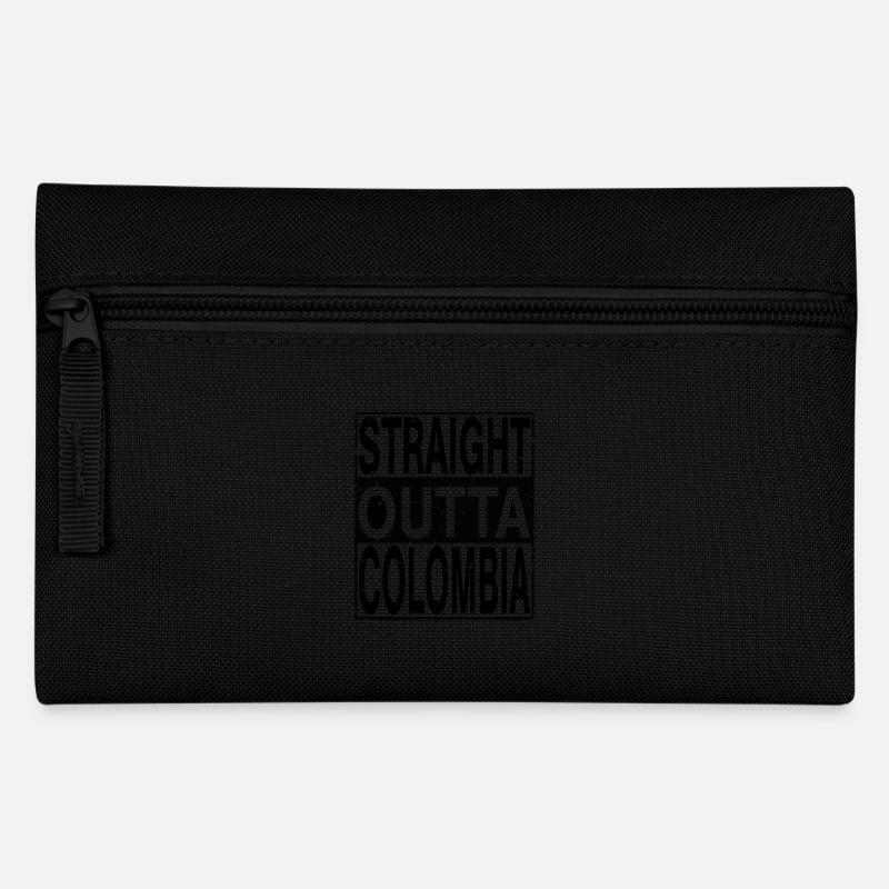 Kolumbien Straight outta Kolumbien - Federtasche - Schwarz