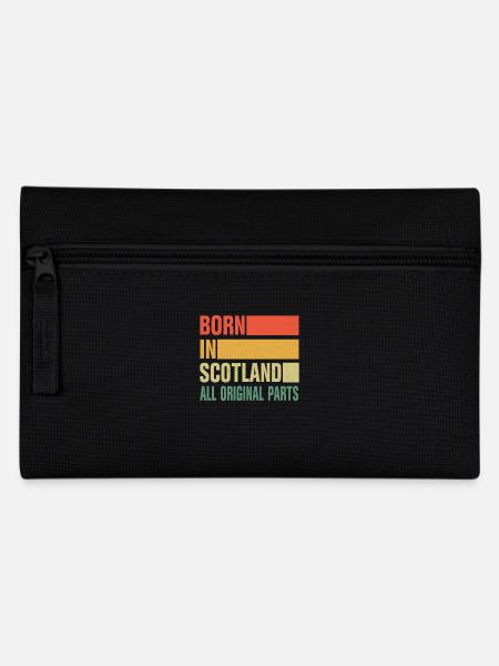 Geboren In Schottland - Federtasche - Schwarz