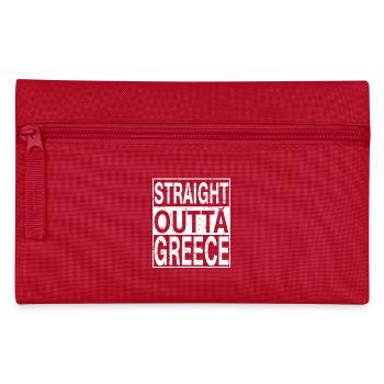 Grèce Tout droit sorti de Grèce - Trousse - rouge - Devant