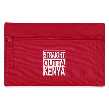 Kenya Straight outta Kenya - Federtasche - Rot - Vorne