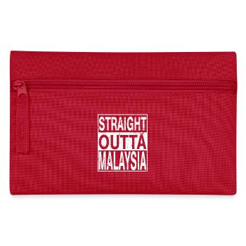 Malaysia Straight outta Malaysia - Federtasche - Rot - Vorne