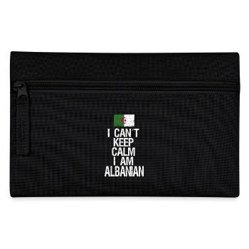 I can not Keep Calm I am Albanian - Pencil Case - black - Front