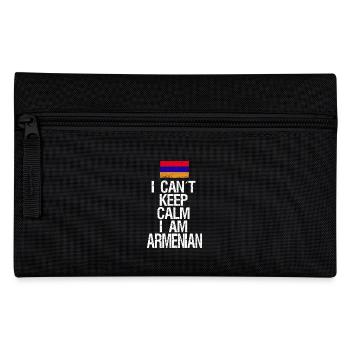 Je ne peux pas rester calme Je suis arménien - Trousse - noir - Devant
