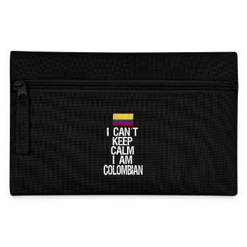 Je ne peux pas rester calme Je suis colombien - Trousse - noir - Devant