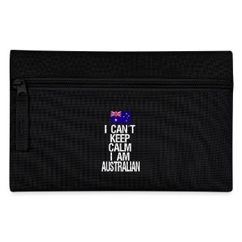 Je ne peux pas rester calme Je suis australien - Trousse - noir - Devant