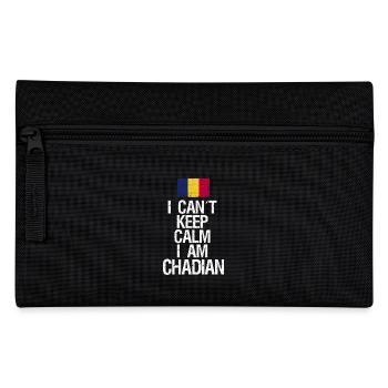 Je ne peux pas rester calme Je suis Tschader - Trousse - noir - Devant