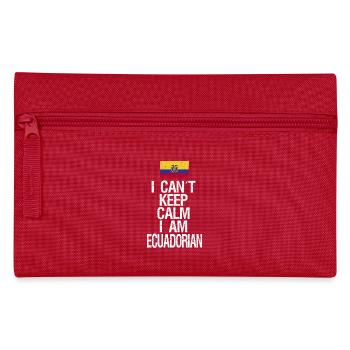 I can not Keep Calm I am Ecuadorianer - Federtasche - Rot - Vorne