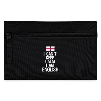 Je ne peux pas rester calme Je suis anglais - Trousse - noir - Devant