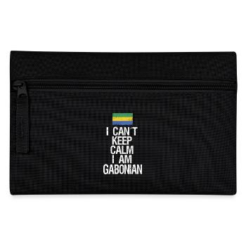 I can not Keep Calm I am Gabonese - Pencil Case - black - Front