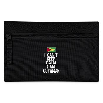 Je ne peux pas rester calme Je suis Guyaner - Trousse - noir - Devant