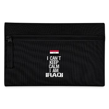 Je ne peux pas rester calme Je suis Iraki - Trousse - noir - Devant