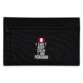 I can not Keep Calm I am Peruvian - Pencil Case - black - Front