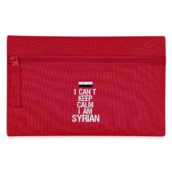 I can not Keep Calm I am Syrian - Pencil Case - red - Front