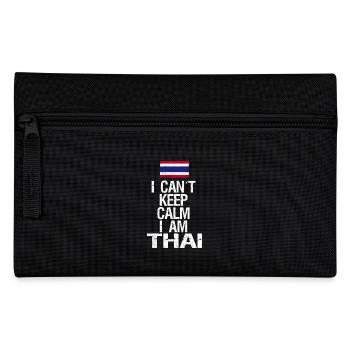 Je ne peux pas rester calme Je suis thaïlandais - Trousse - noir - Devant
