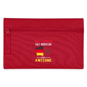 Moitié allemand moitié marocains - Trousse - rouge - Devant