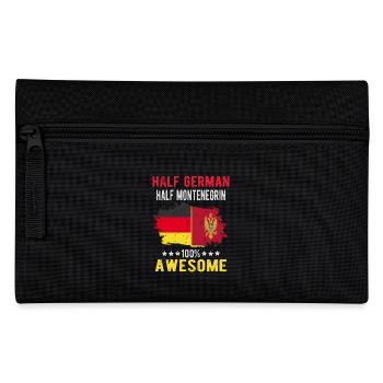 Half German half Montenegrins - Pencil Case - black - Front