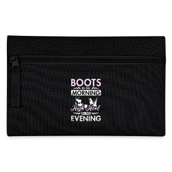 Girls Hunting boot and high heel hunt - Pencil Case - black - Front