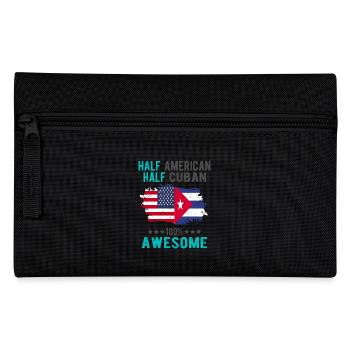 Half American Half Cuban - Pencil Case - black - Front