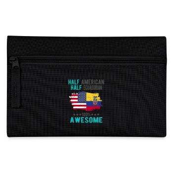 Halb Amerikaner Halb Ecuadorianer - Federtasche - Schwarz - Vorne