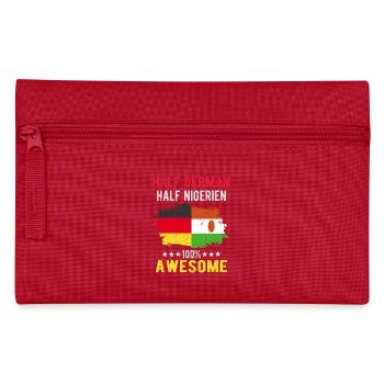 Halb Deutsch Halb Nigrer - Federtasche - Rot - Vorne