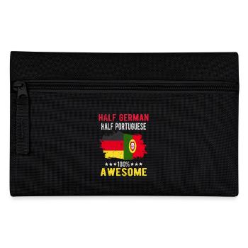 Halb Deutsch Halb Portugiese - Federtasche - Schwarz - Vorne