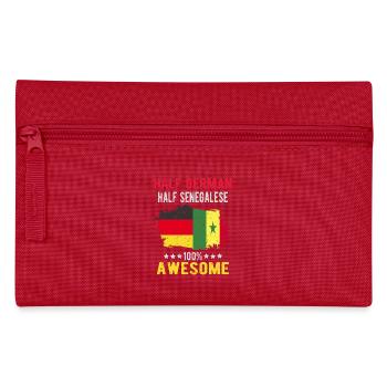 Moitié allemand moitié sénégalais - Trousse - rouge - Devant