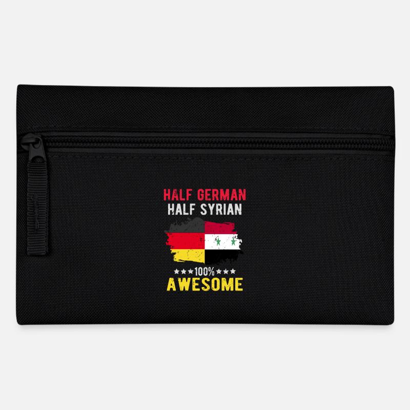 Halb Deutsch Halb Syrier - Federtasche - Schwarz