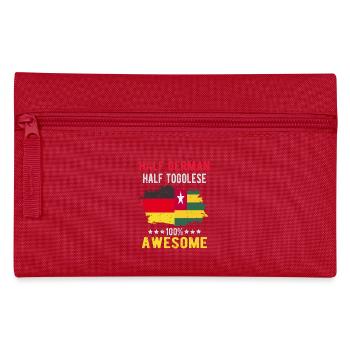 Moitié allemande moitié tongolaise - Trousse - rouge - Devant