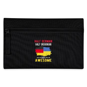Halb Deutsch Halb Ukrainer - Federtasche - Schwarz - Vorne