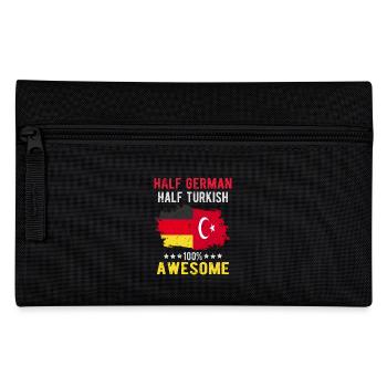 Halb Deutsch Halb Türke - Federtasche - Schwarz - Vorne