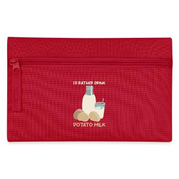 Dicton sur le lait de pomme de terre - Trousse - rouge - Devant
