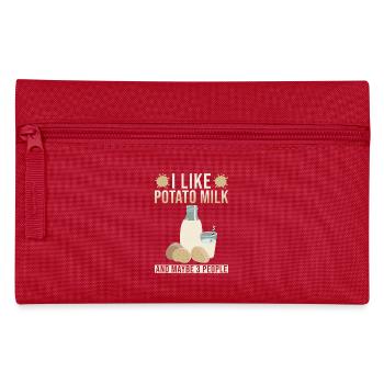 Dicton sur le lait de pomme de terre - Trousse - rouge - Devant